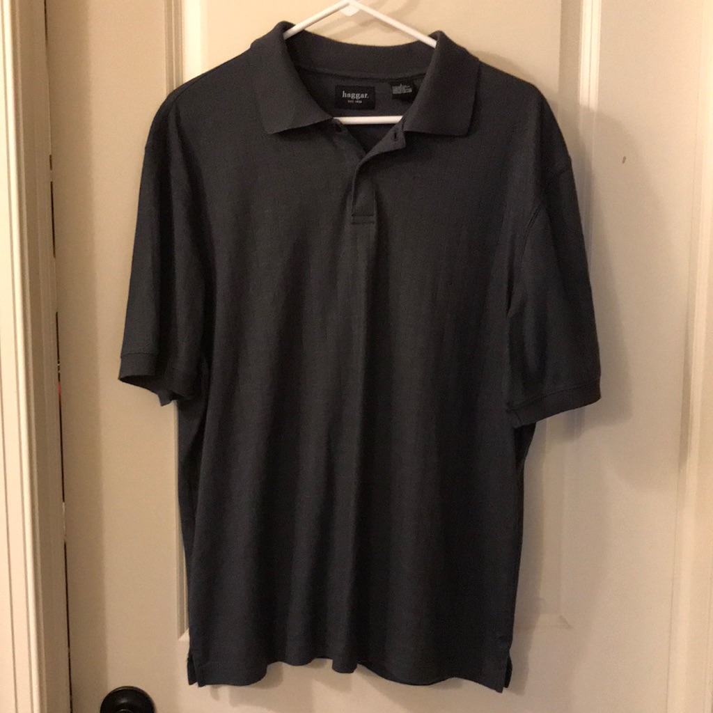 Gray Collared Shirt